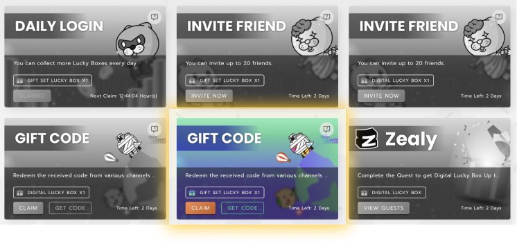 Redeem code